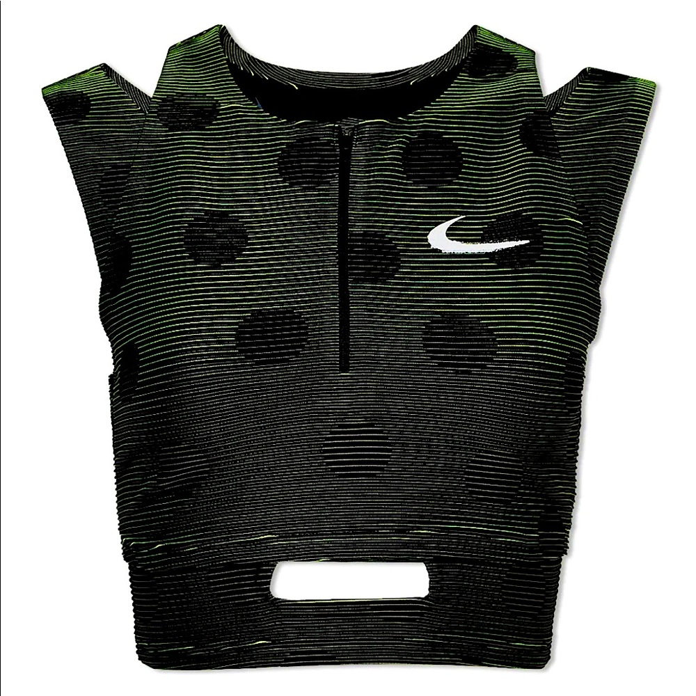 Off - White x Nike 3 in 1 crop top XS, blk dot